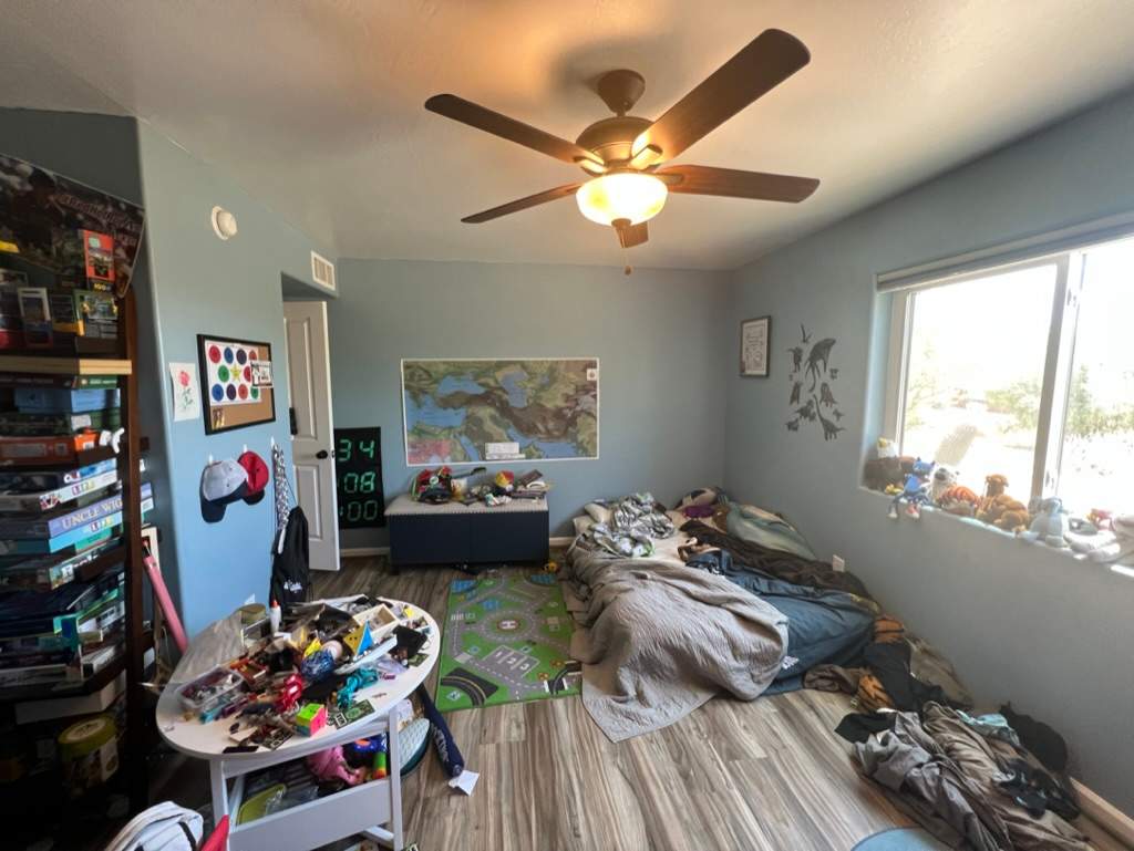 Carefree bedroom before painting