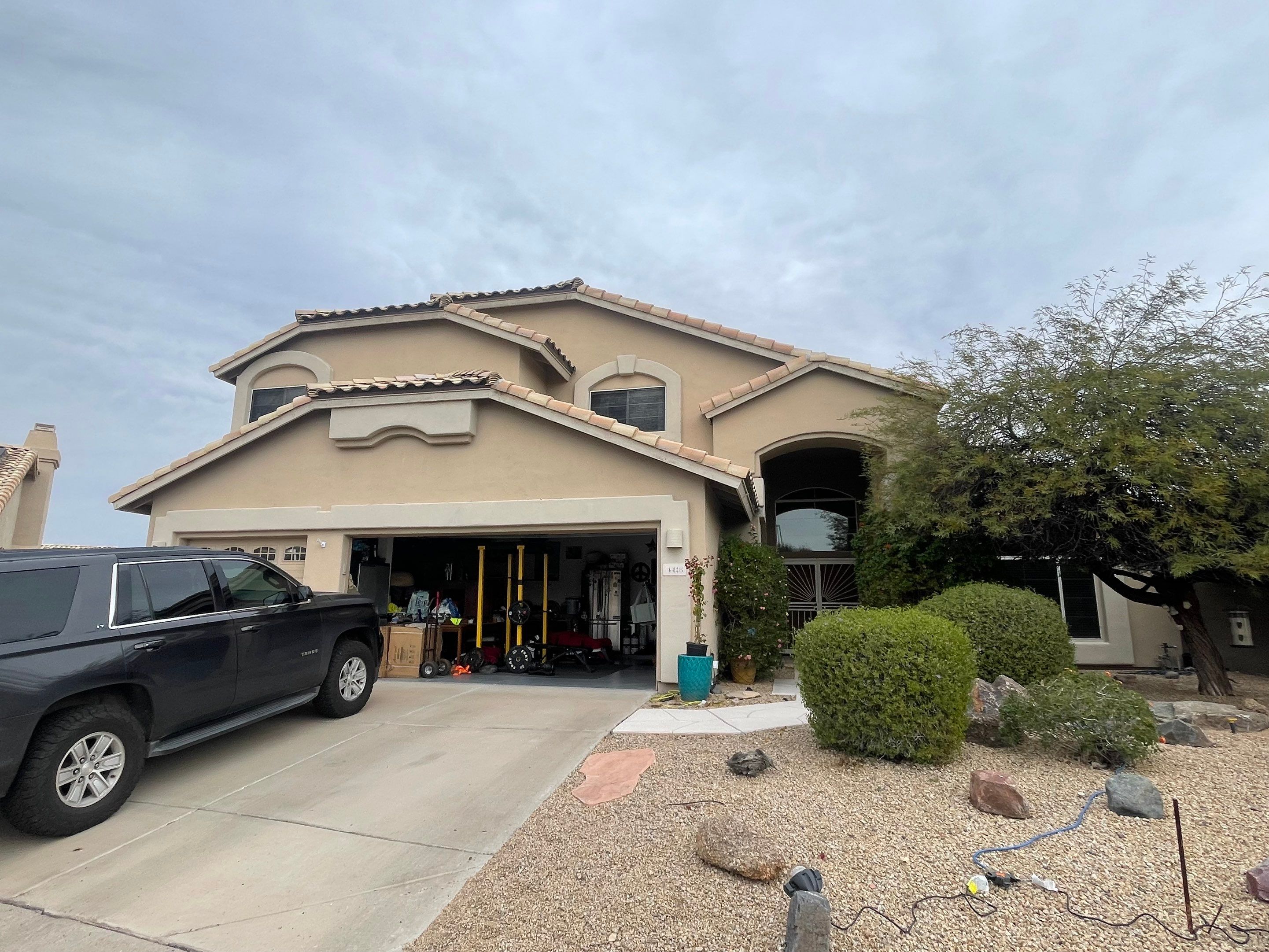 Cave Creek home exterior before painting