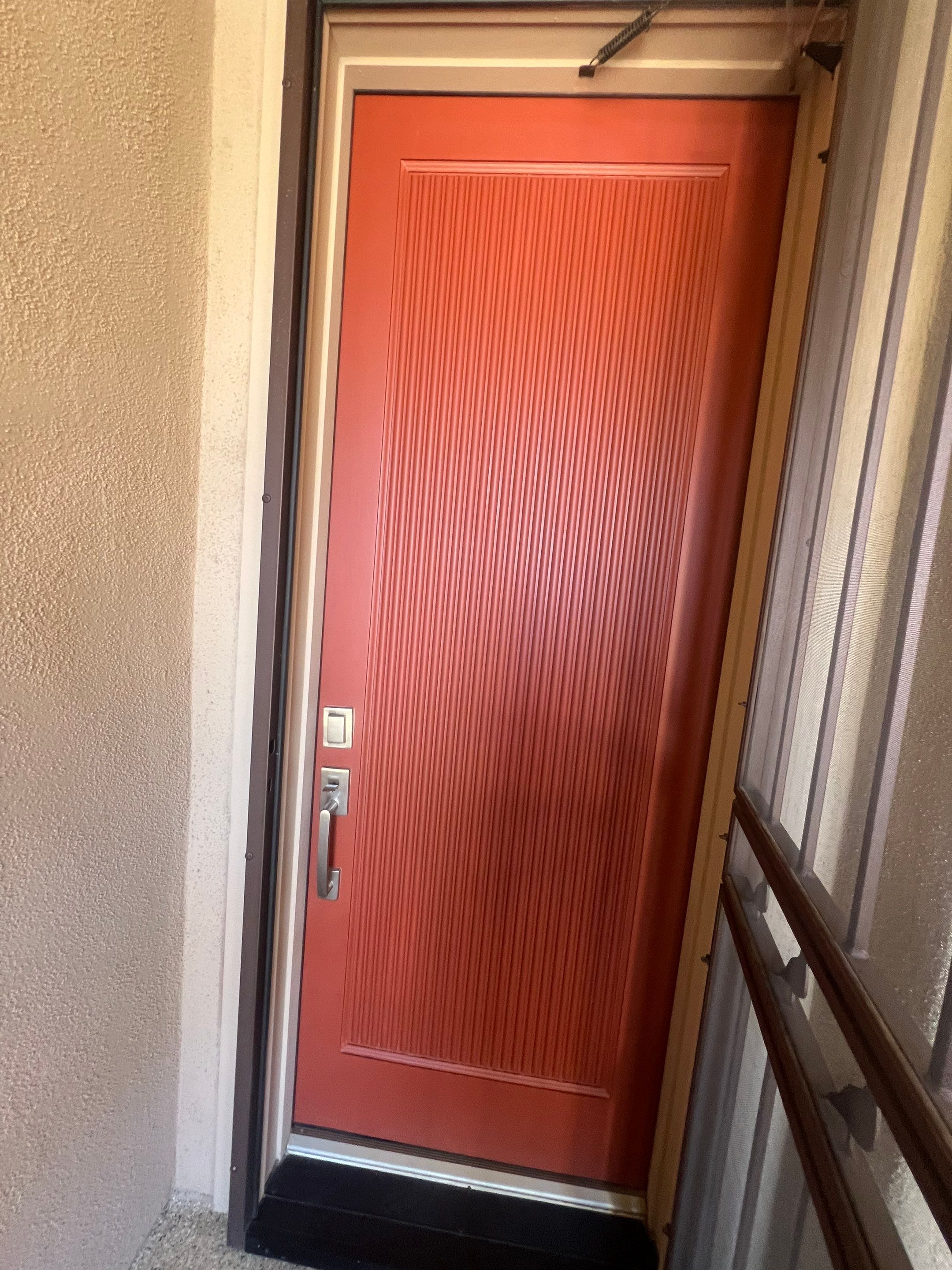 Fountain Hills front door before painting