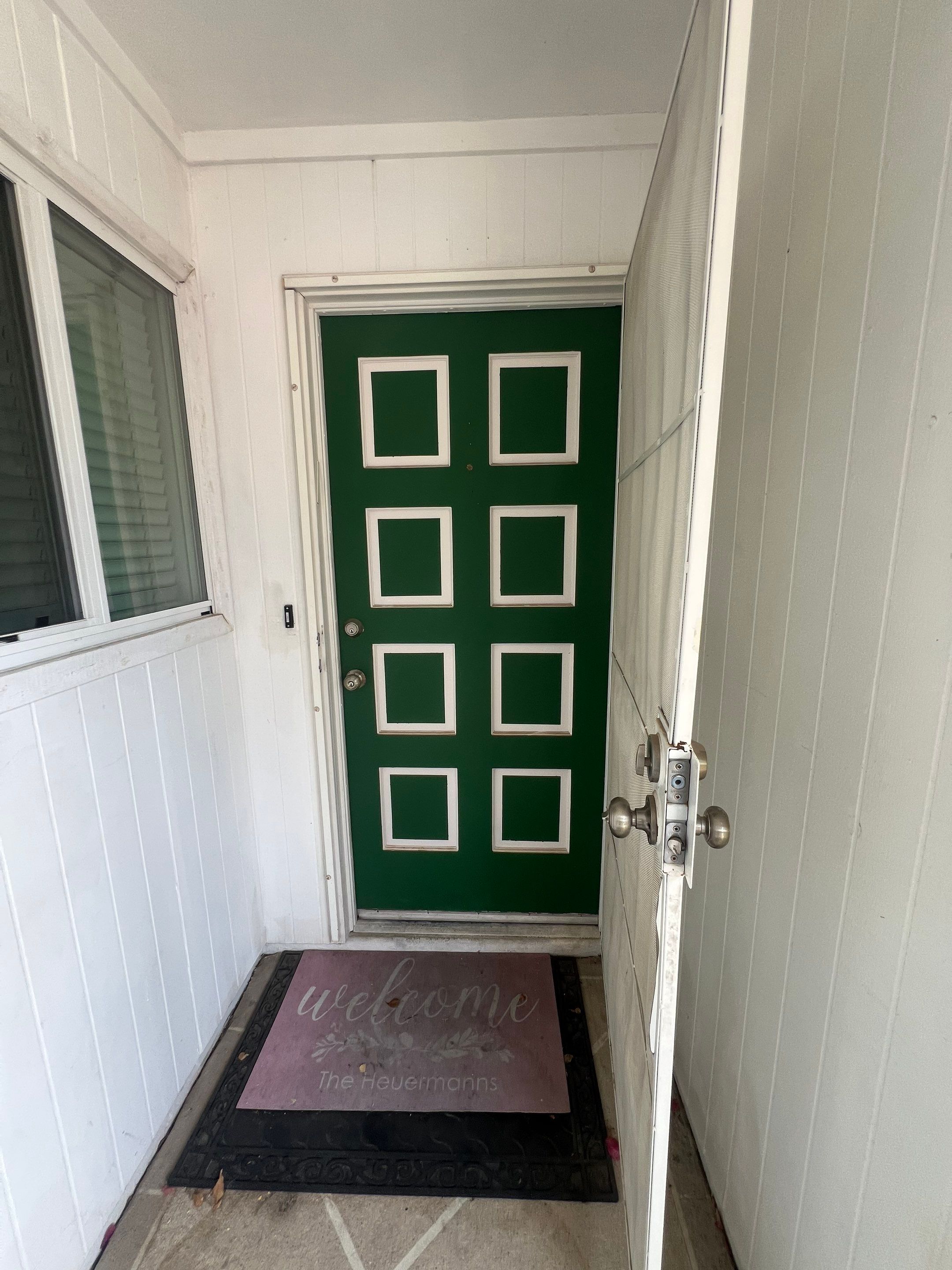 Paradise Valley door before painting