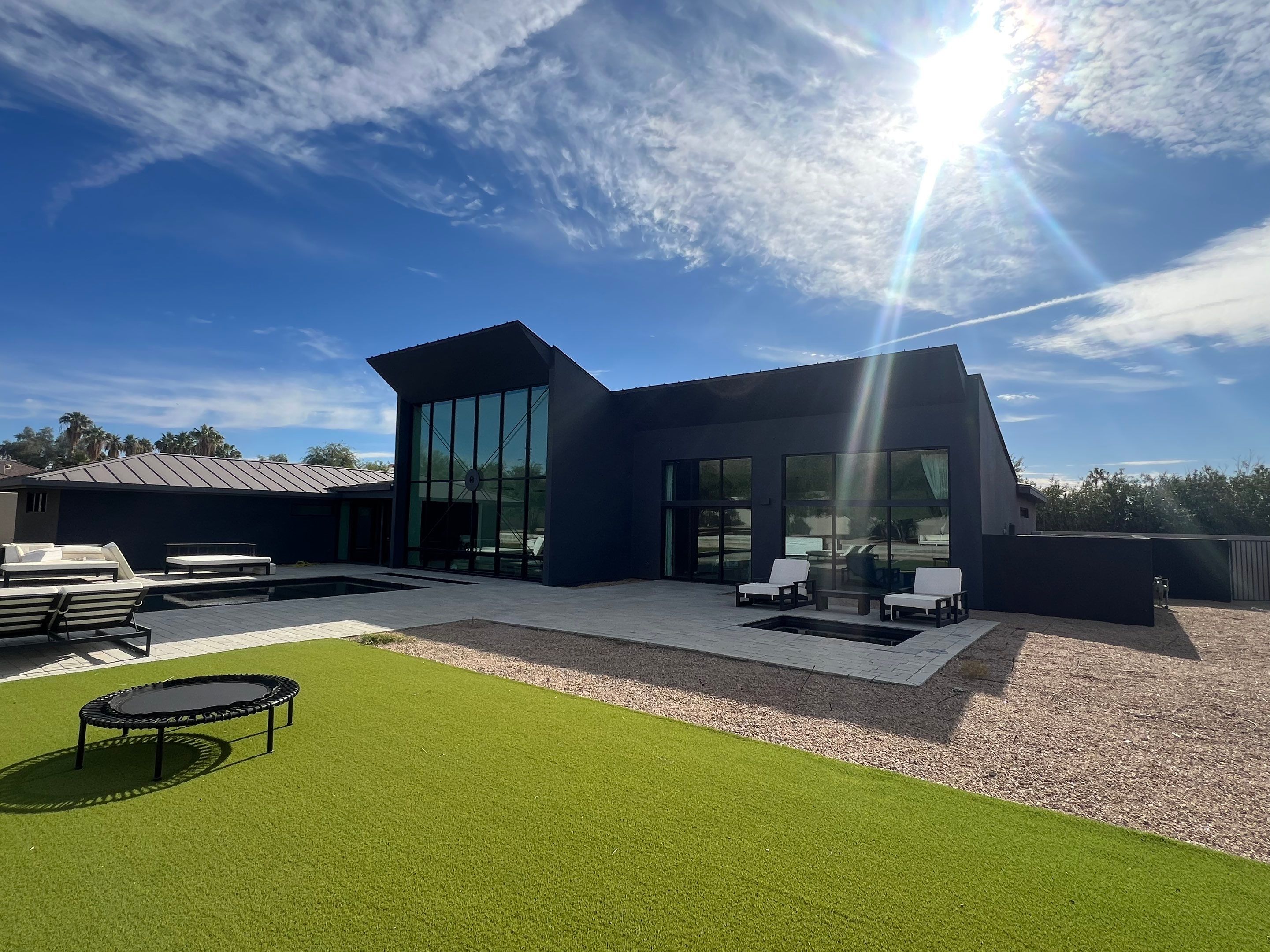 Scottsdale home exterior before painting