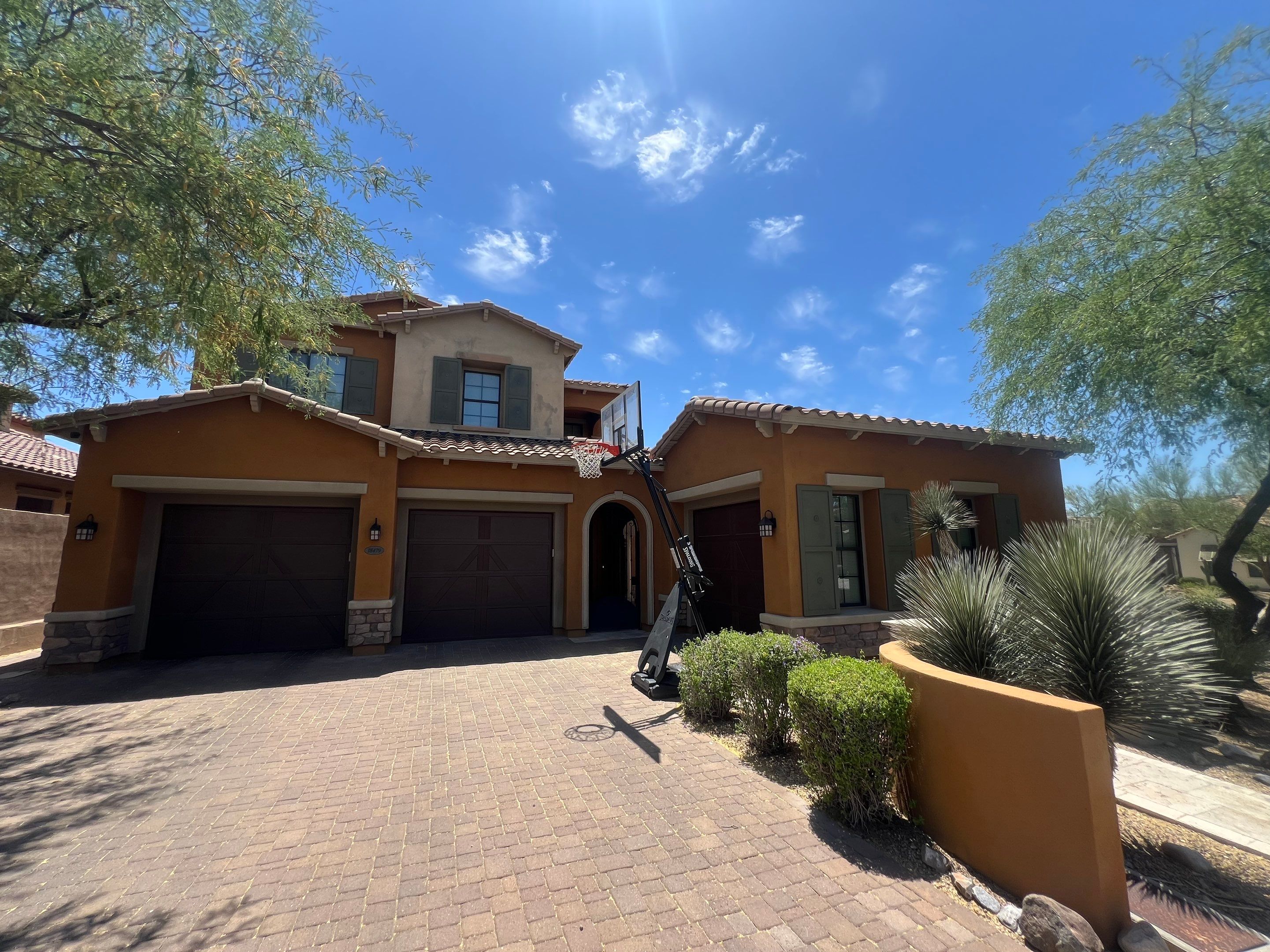 Fountain Hills home exterior before painting