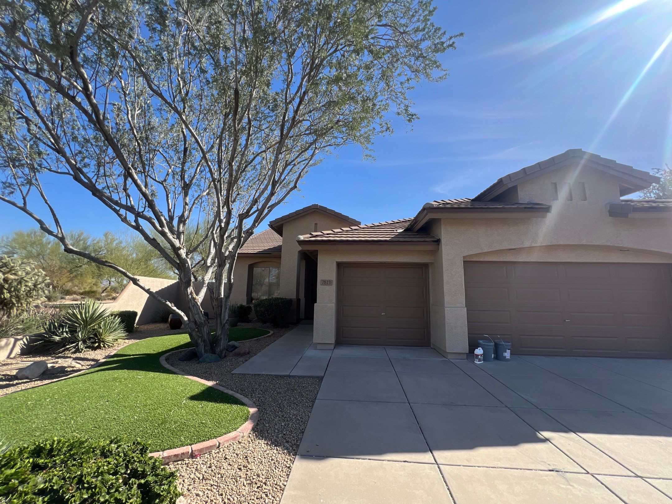 Paradise Valley home exterior after painting