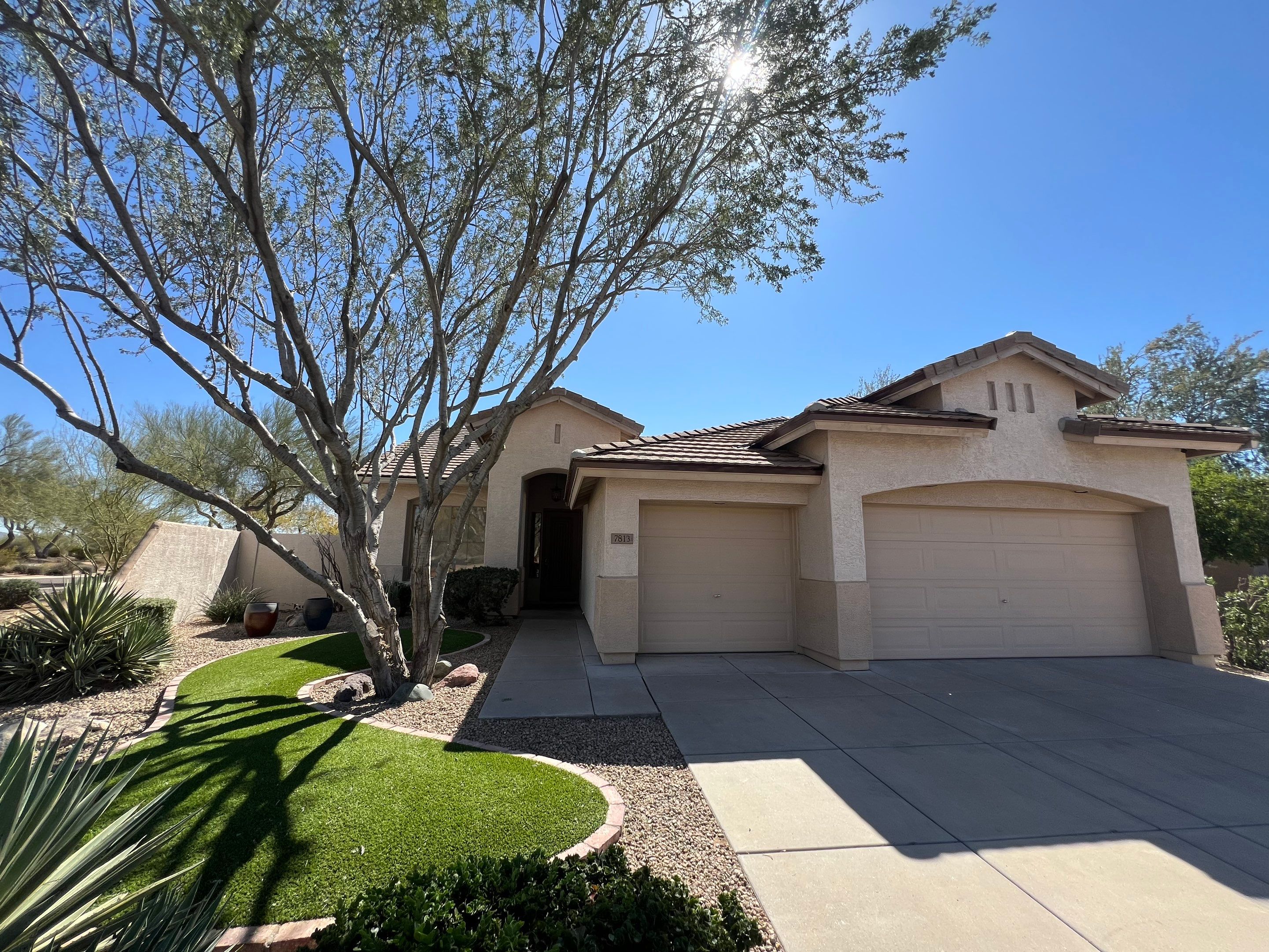 Paradise Valley home exterior before painting
