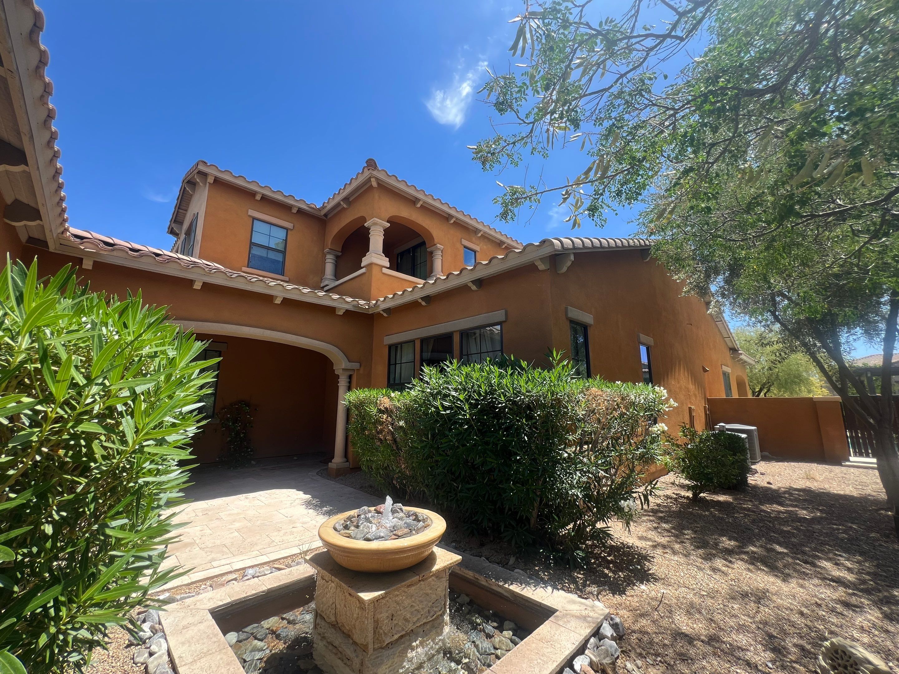 Fountain Hills home exterior before painting