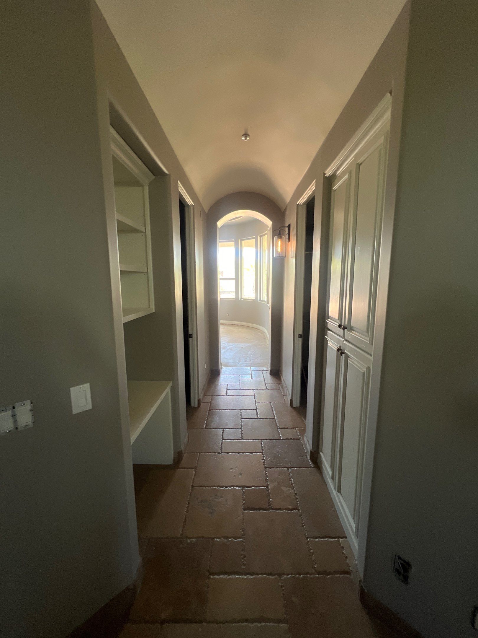 Carefree hallway after professional painting