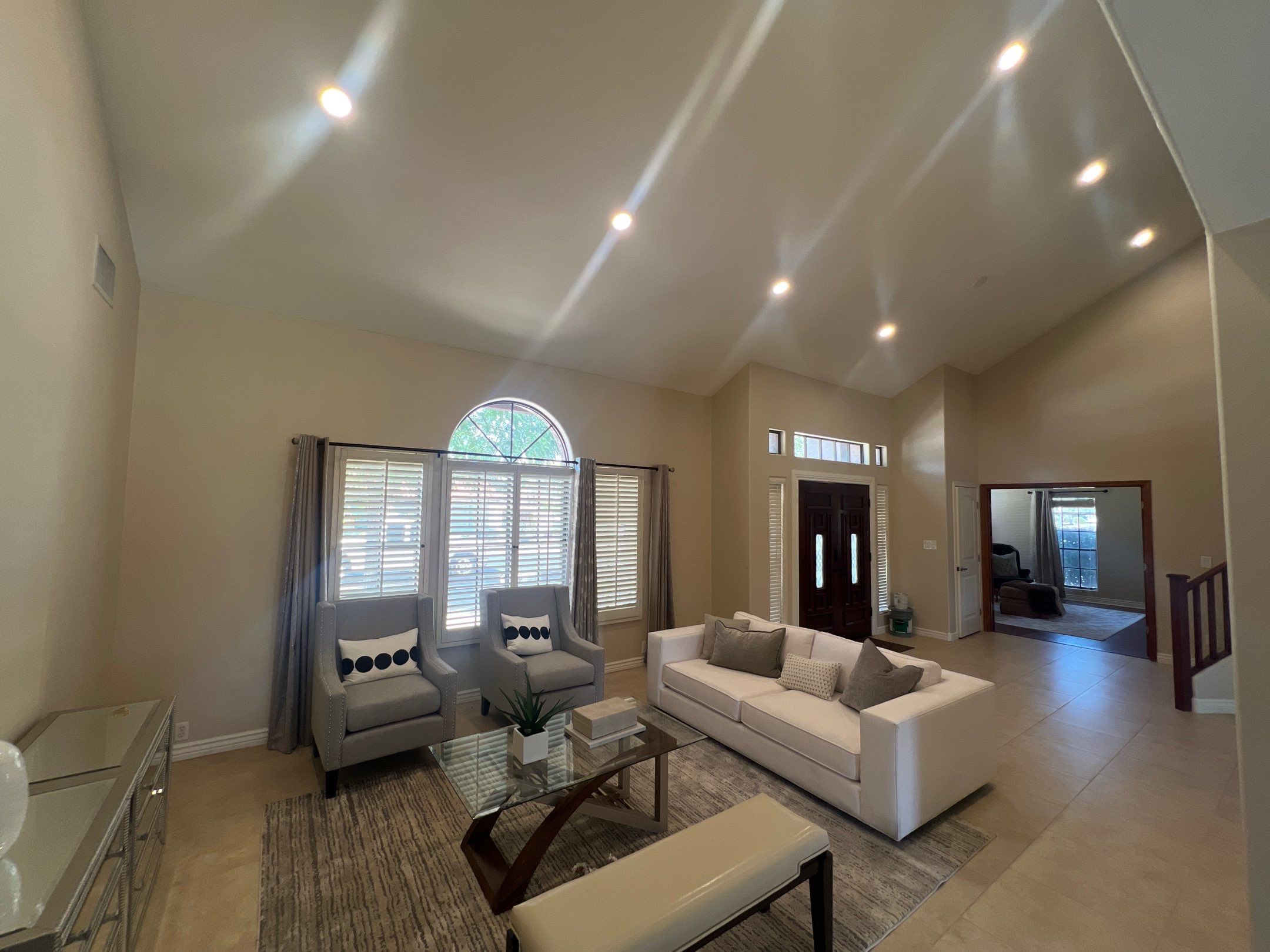 Living room after painting