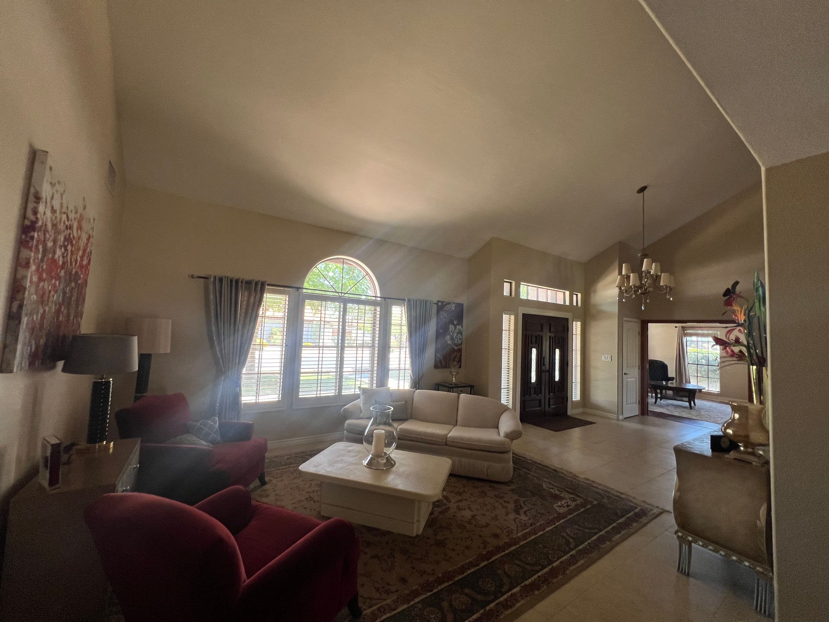 Living room before painting