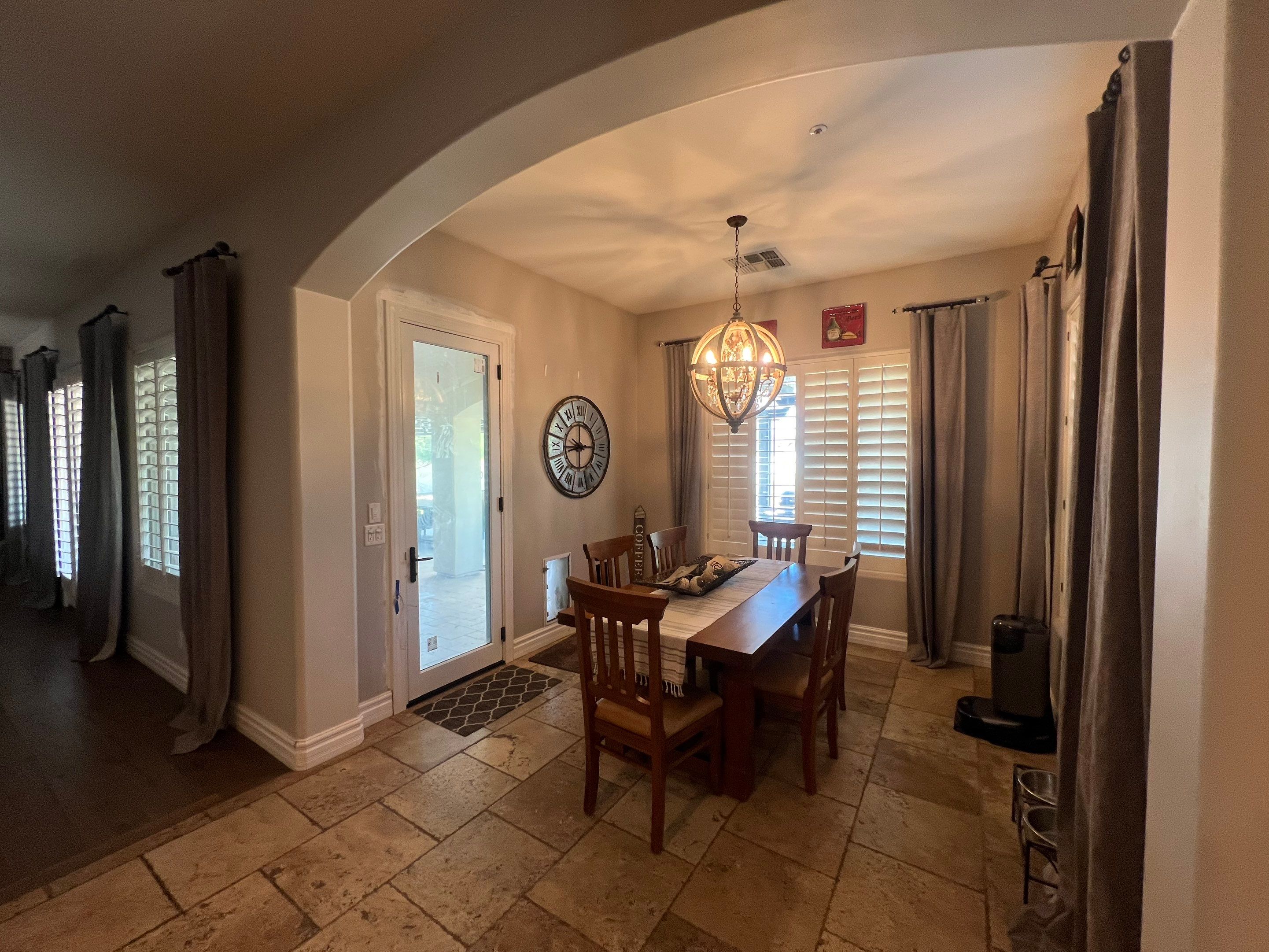 Professional kitchen and dining room painting in Paradise Valley