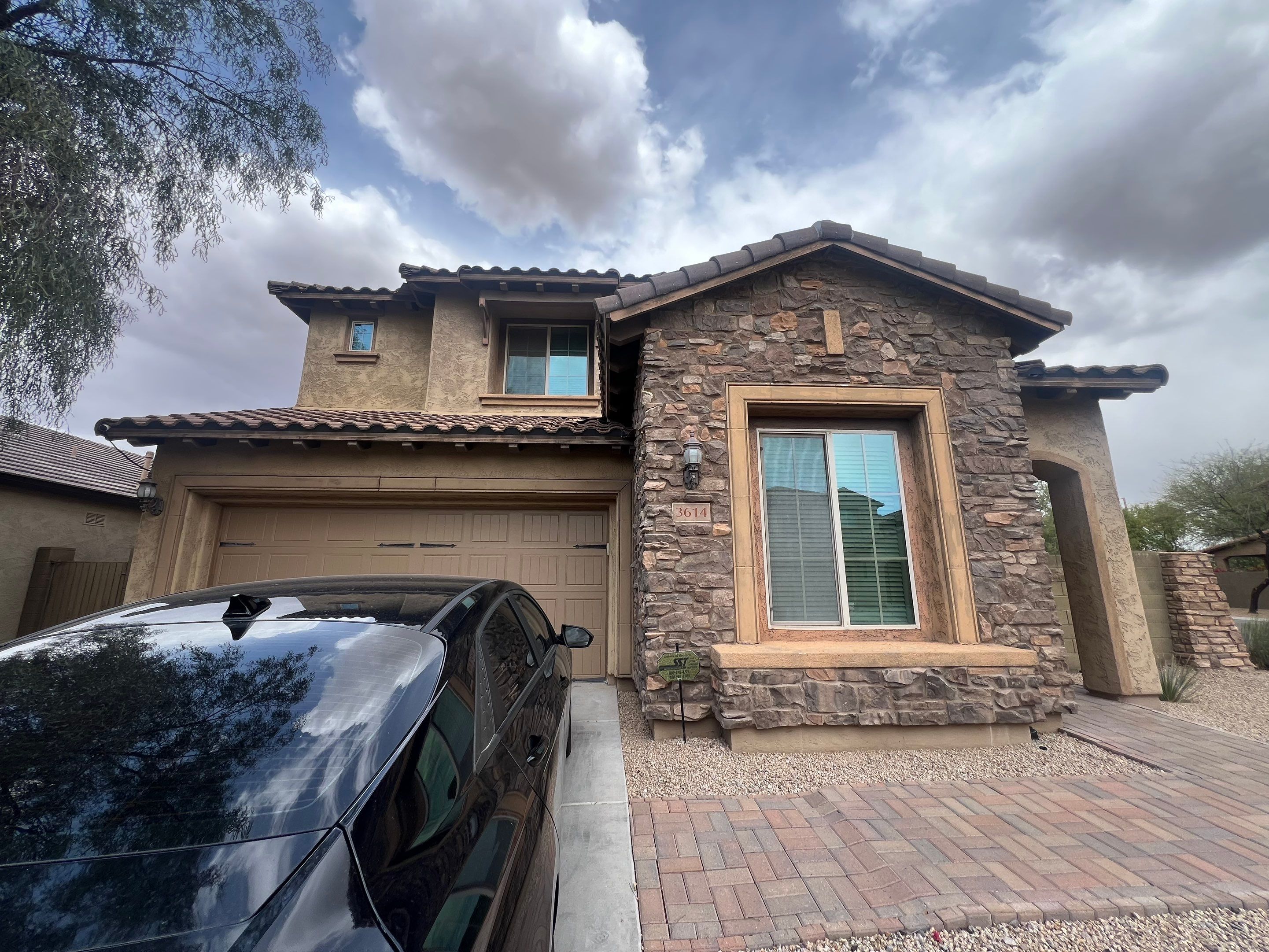 Carefree home exterior before painting
