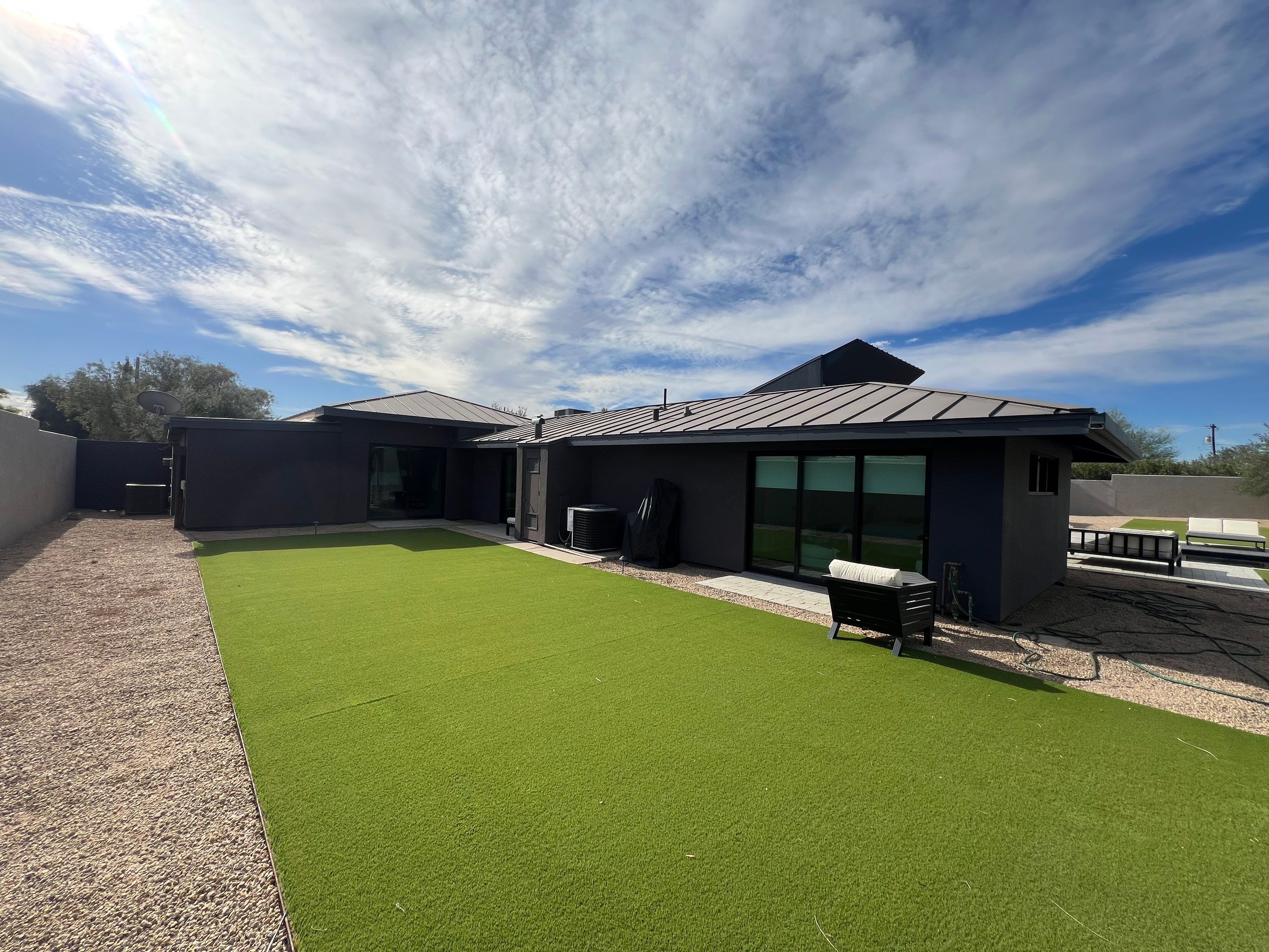 Scottsdale home exterior before painting