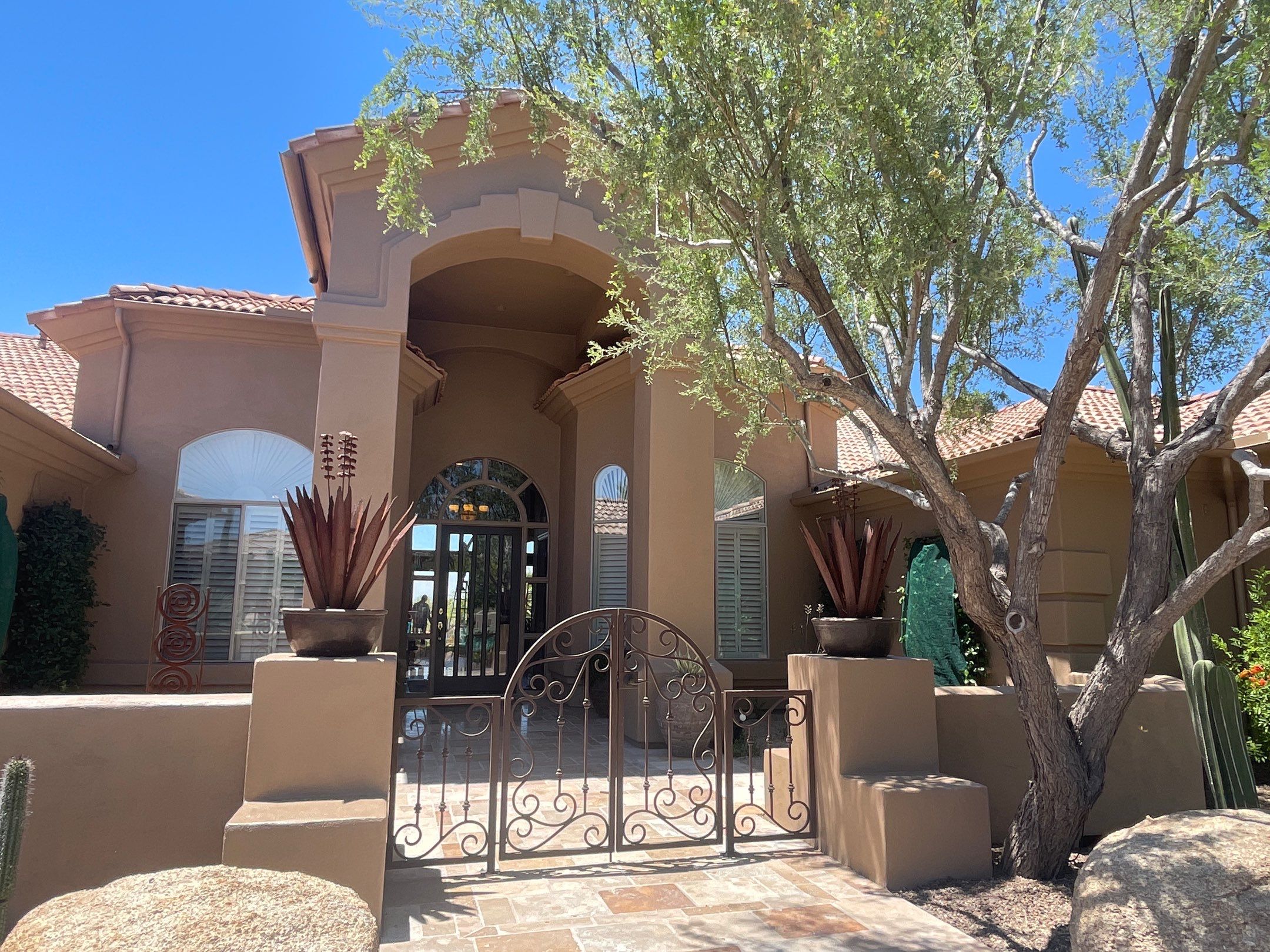 Eye-catching house exterior painting in Carefree