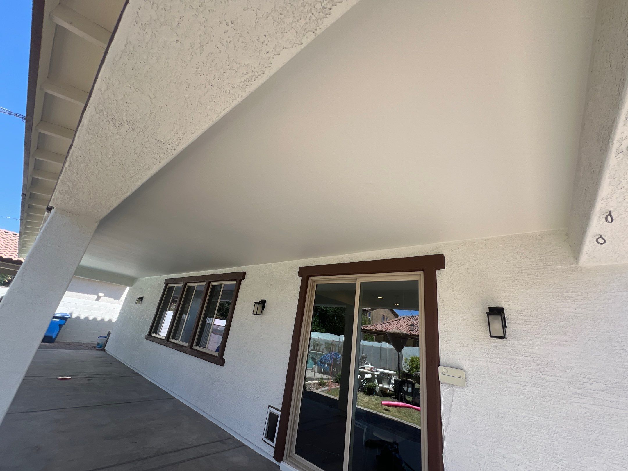 Mesa house backyard entrance after professional painting