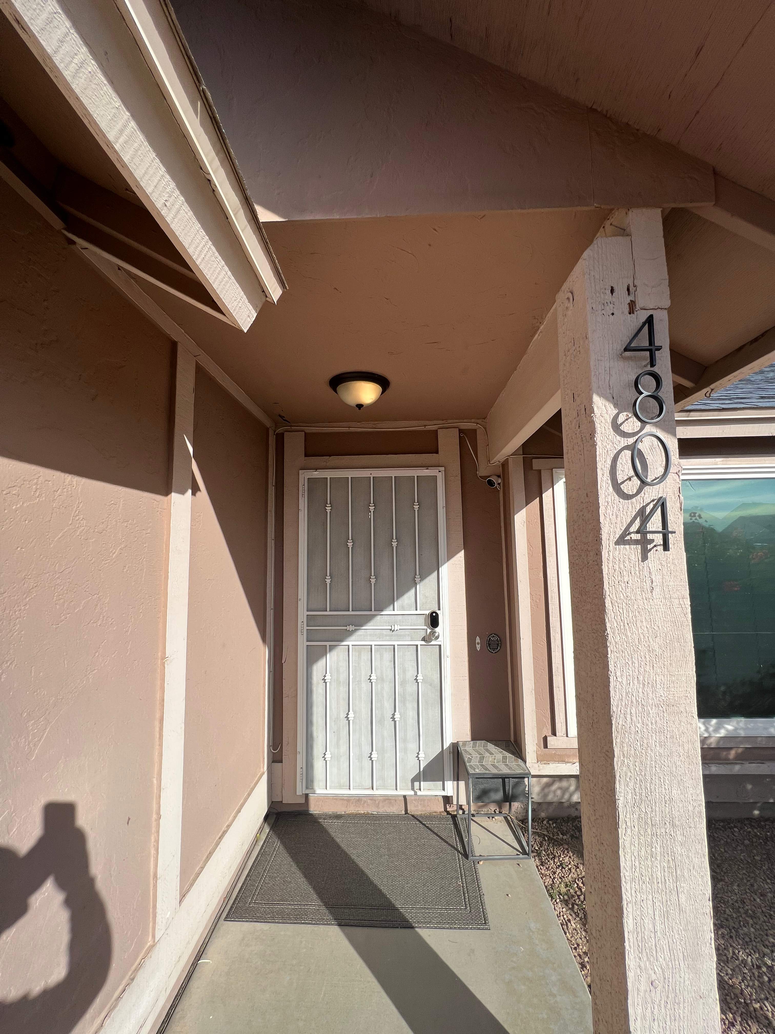 Mesa residential door before painting