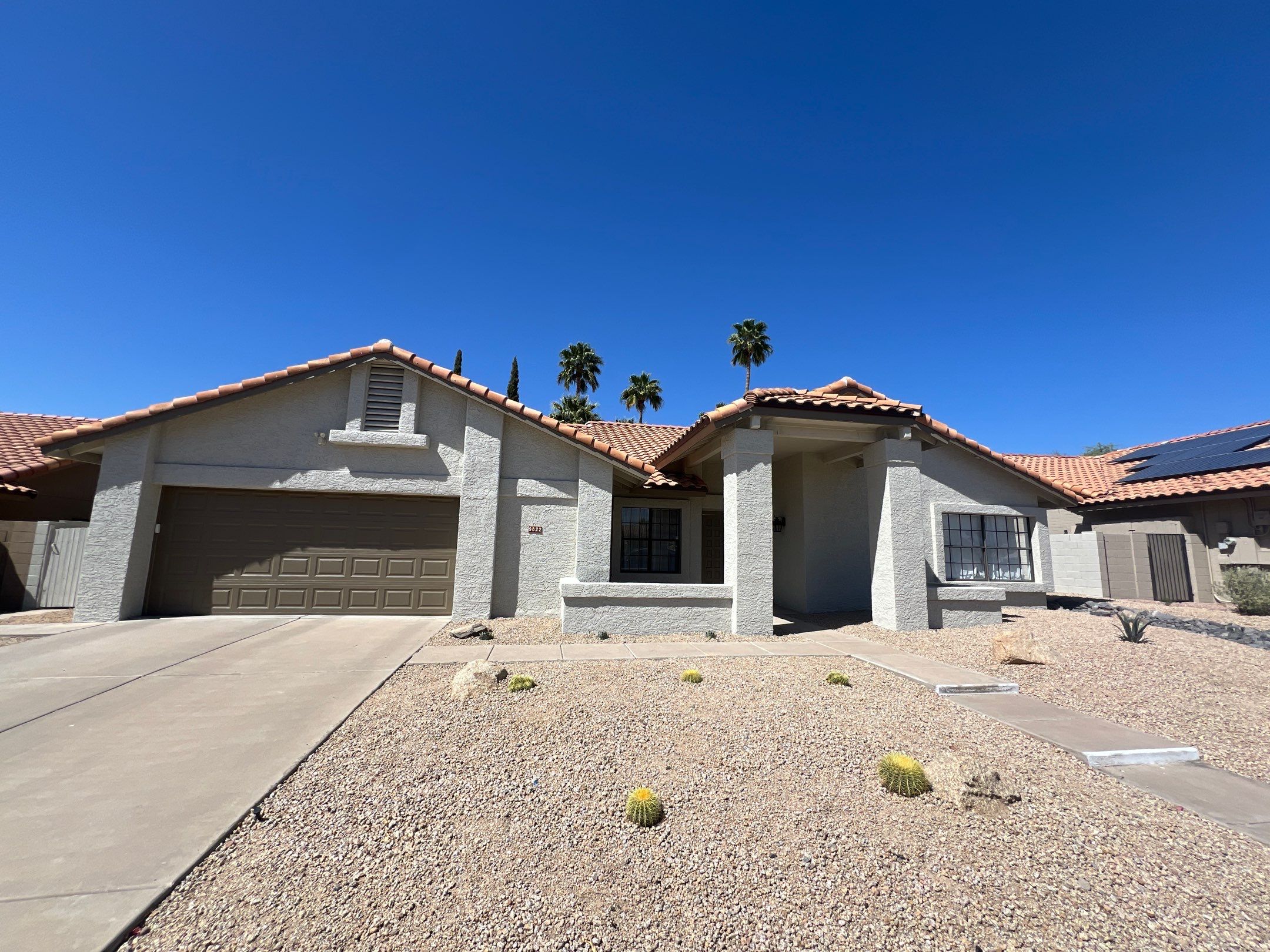 Paradise Valley home exterior after luxury painting