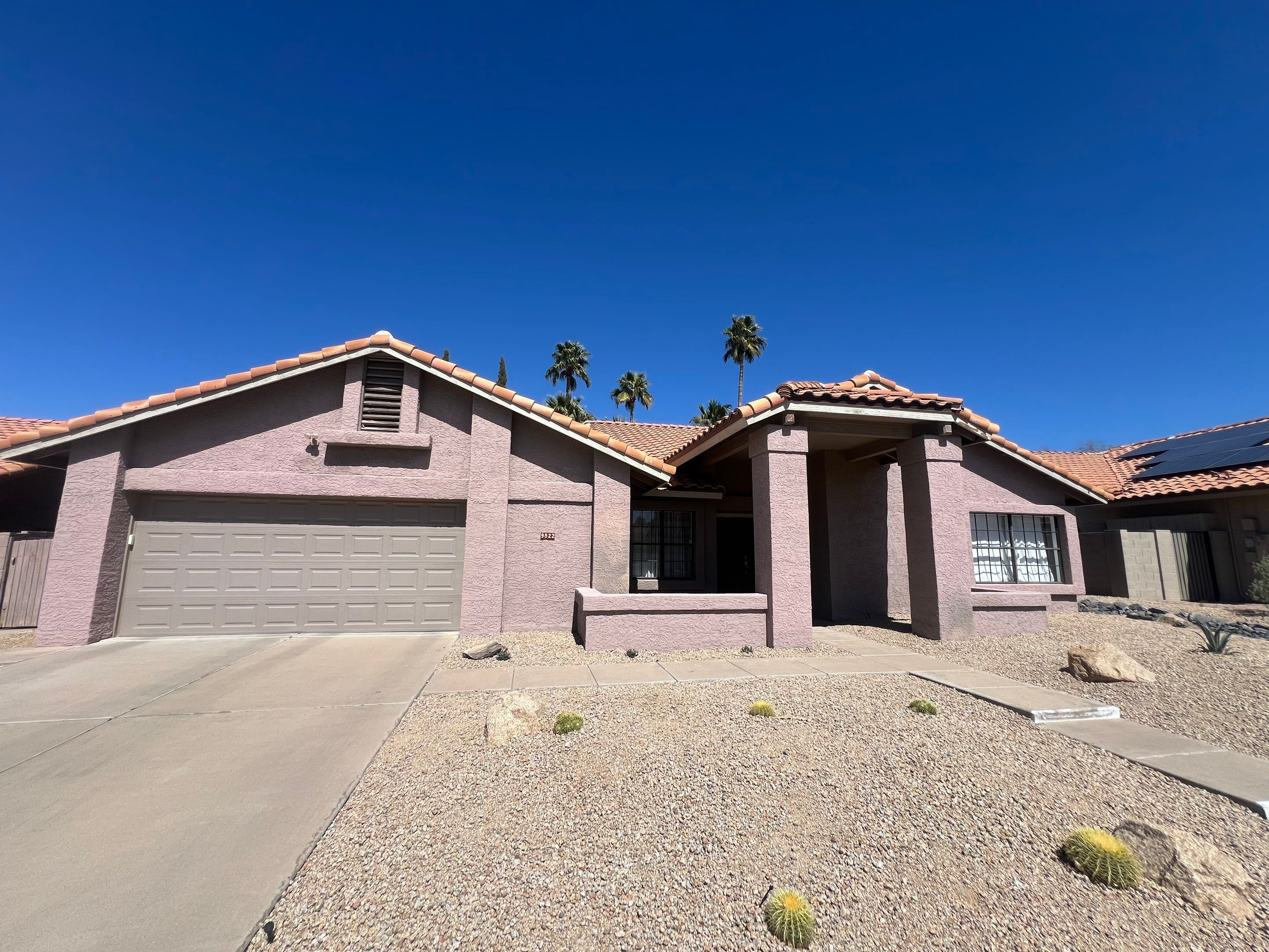 Paradise Valley home exterior before painting