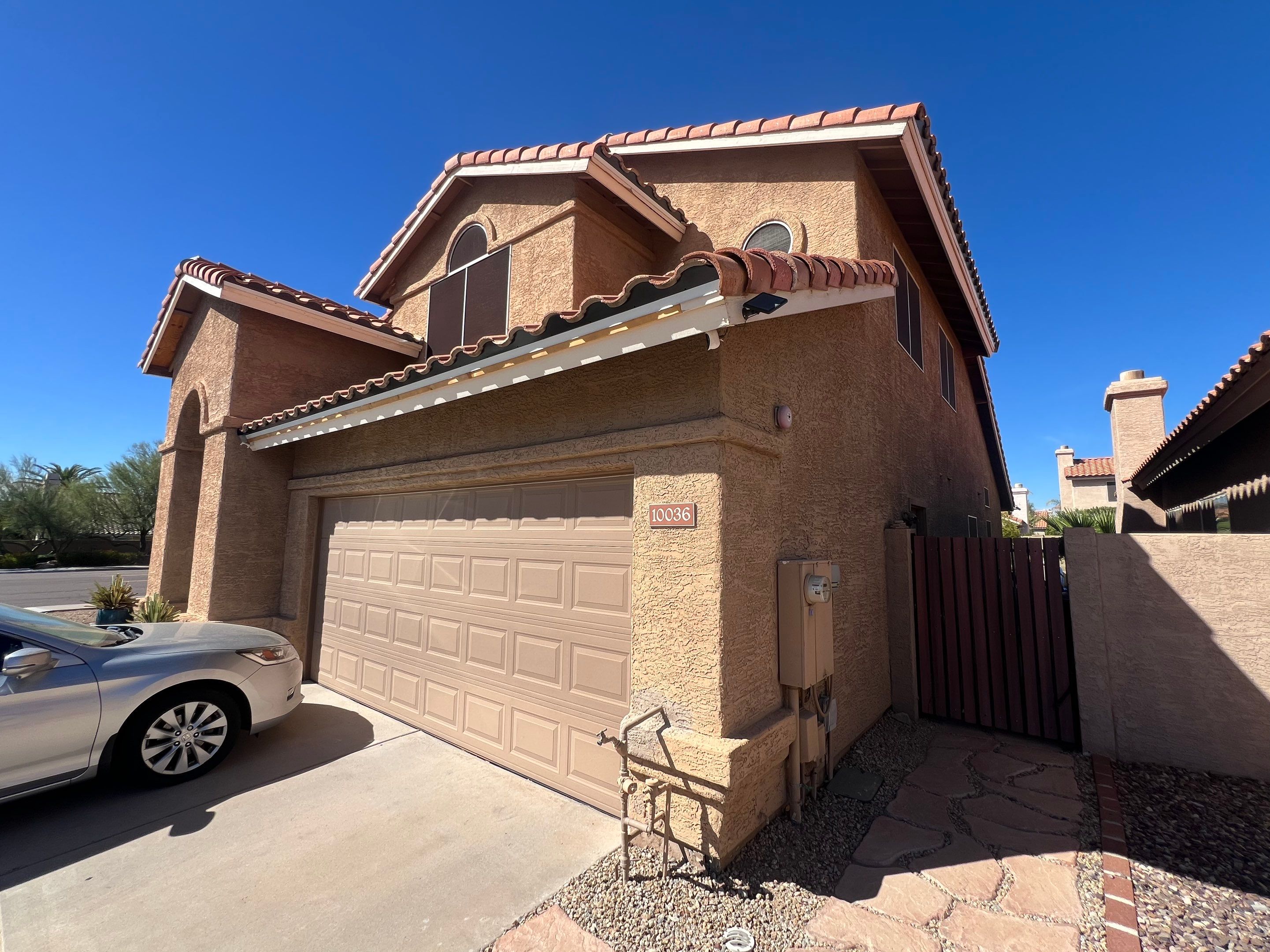 Paradise Valley estate exterior before painting