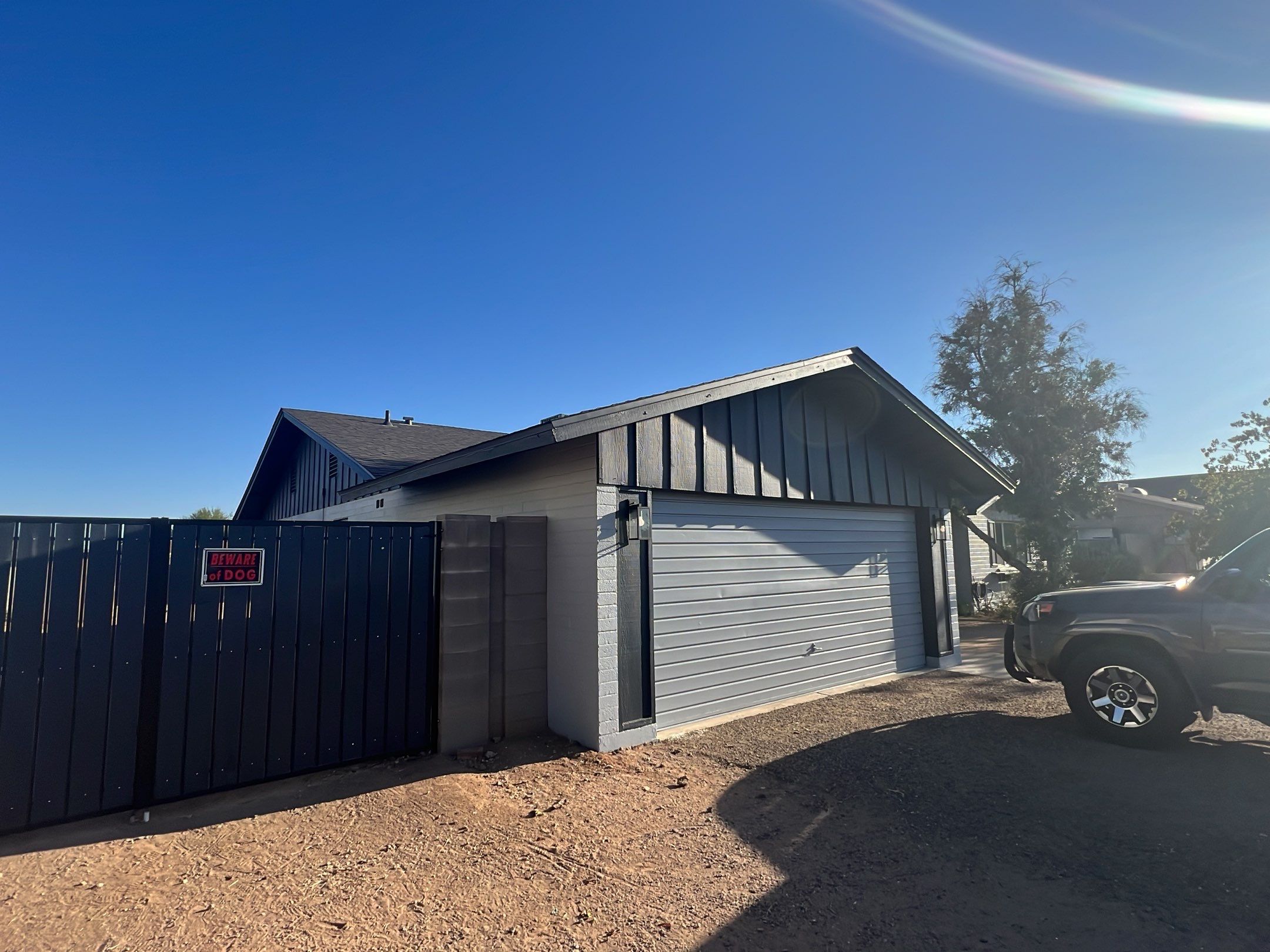 Peoria home gate and exterior after professional painting