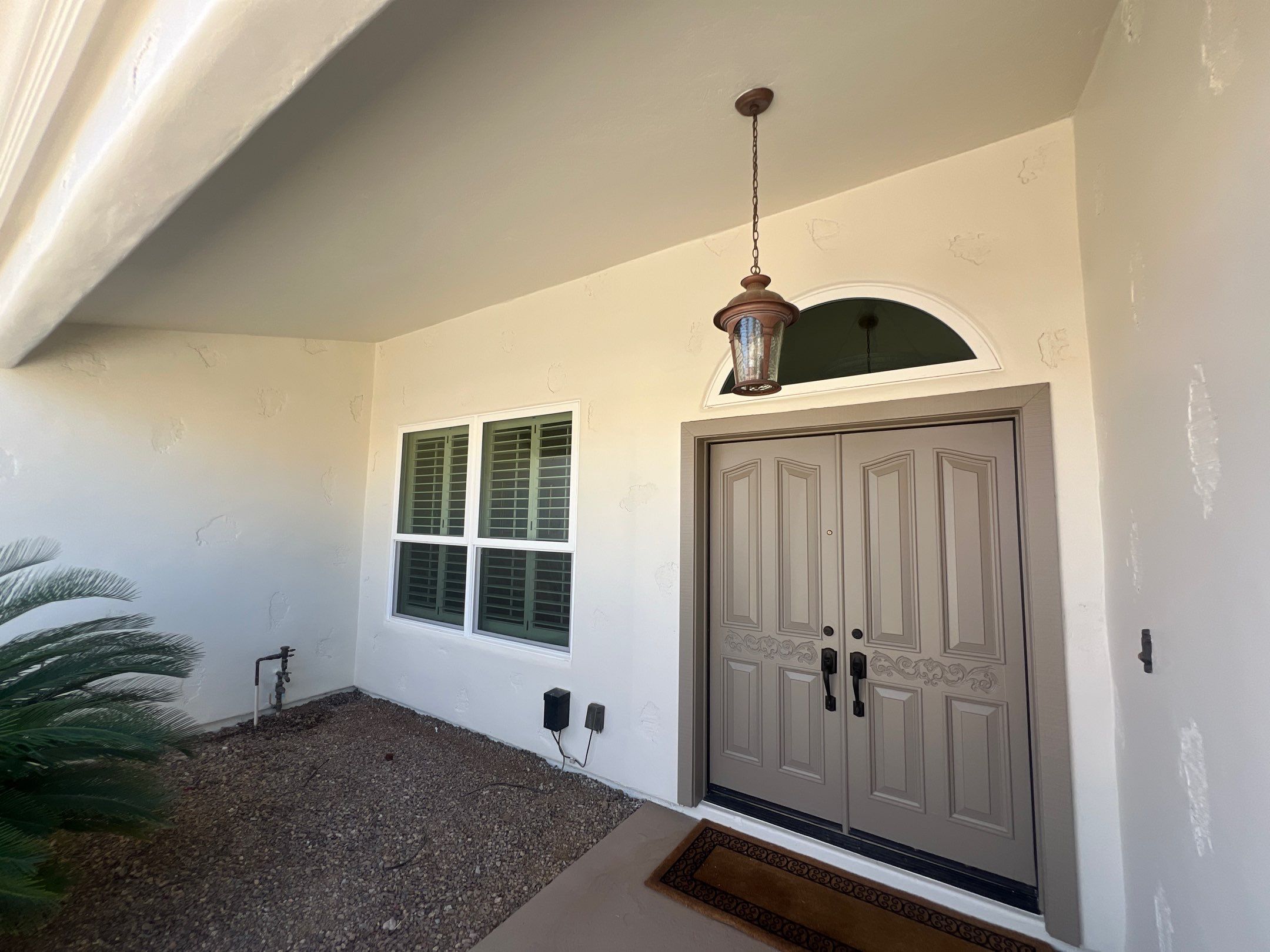 Scottsdale home entrance after professional painting